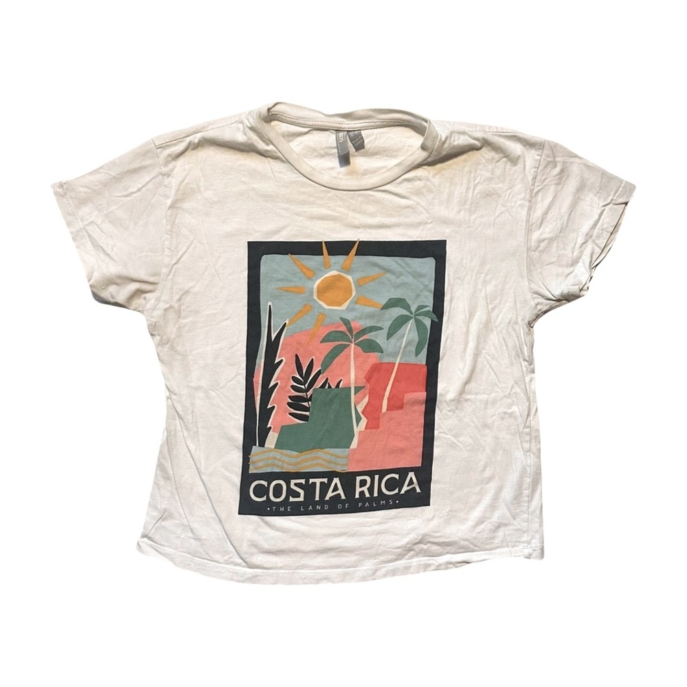 ASOS Costa Rica Graphic Tee – Laid-Back Travel Style ☀️ #Wanderlust Size 8